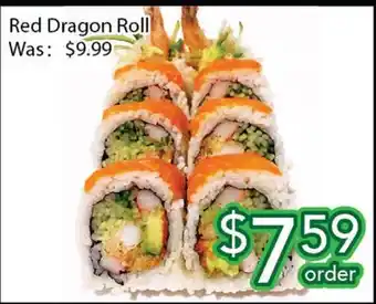 Ample Food Market Red Dragon Roll offer