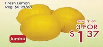 Sunny Food Mart Fresh Lemon offer