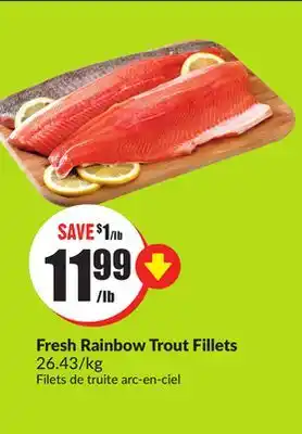 FreshCo Fresh Rainbow Trout Fillets offer