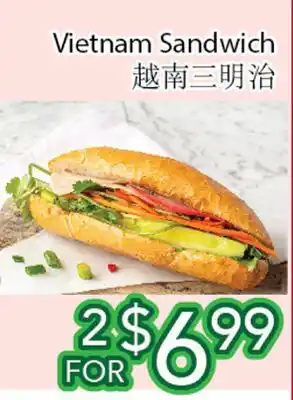Ample Food Market Vietnam Sandwich offer