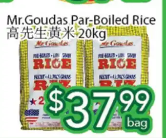 Ample Food Market Mr.Goudas Par-Boiled Rice offer