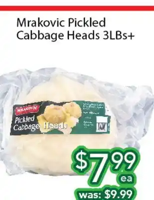 Ample Food Market Mrakovic Pickled Cabbage Heads offer