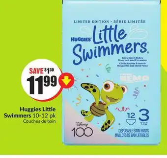 FreshCo Huggies Little Swimmers 10-12 pk offer