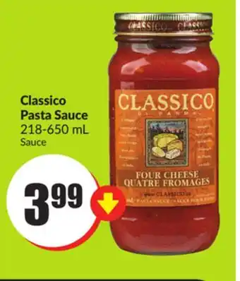 FreshCo Classico Pasta Sauce 218-650 mL offer