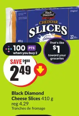 FreshCo Black Diamond Cheese Slices 410 g offer