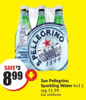 FreshCo San Pellegrino Sparkling Water 6x1 L offer