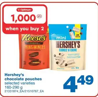 Wholesale Club CHOCOLATE POUCHES, 160-290 g offer