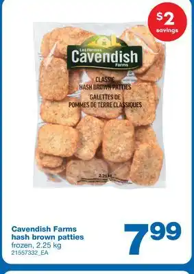 Wholesale Club HASH BROWN PATTIES, 2.25 kg offer