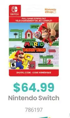 GameStop Nintendo Switch Mario vs. Donkey Kong - Digital offer