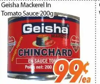 Bestco Food Mart Geisha Mackerel In Tomato Sauce offer