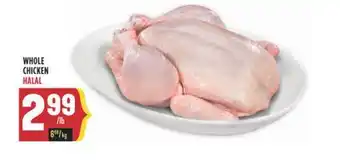 Marché Adonis WHOLE CHICKEN HALAL offer