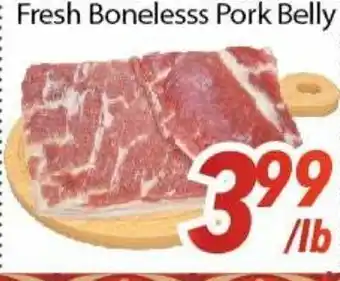 Bestco Food Mart Fresh Boneless Pork Belly offer