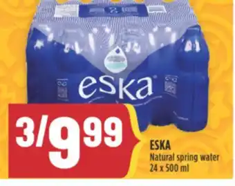 Marché Adonis ESKA Natural spring water offer