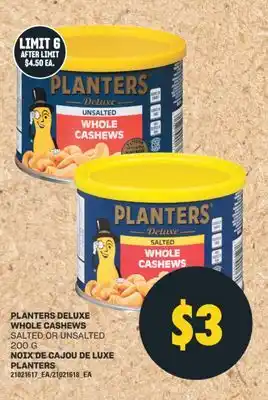Valu-mart NOIX DE CAJOU DE LUXE PLANTERS 200 G offer