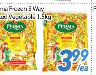 Bestco Food Mart Ferma Frozen 3 Way mixed Vegetable offer