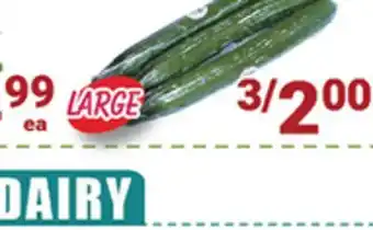 Oceans Fresh Food Market English Cucumber offer