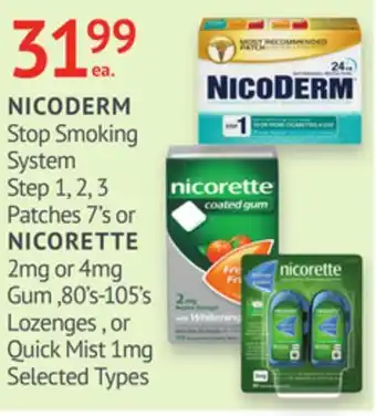 IDA Pharmacy NICODERM, NICORETTE offer