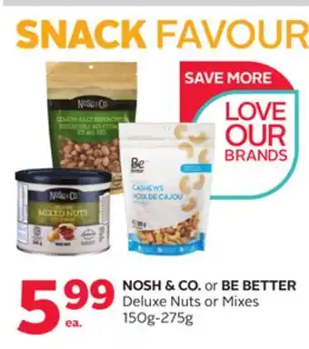 Rexall NOSH & CO. or BE BETTER Deluxe Nuts or Mixes offer