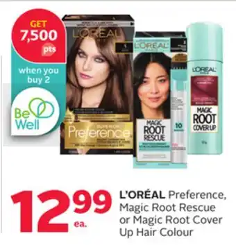 Rexall L'ORÉAL Preference, Magic Root Rescue or Magic Root Cover Up Hair Colour offer