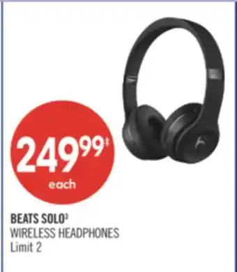 Shoppers Drug Mart BEATS SOLO3 WIRELESS HEADPHONES offer