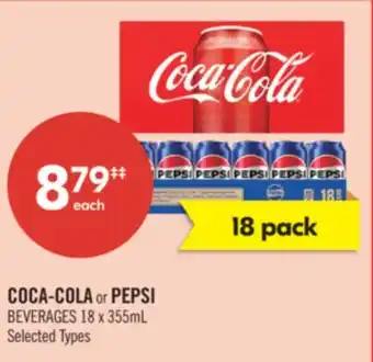 Shoppers Drug Mart COCA-COLA or PEPSI BEVERAGES offer