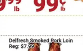 Oceans Fresh Food Market Delfresh Smoked Pork Loin offer