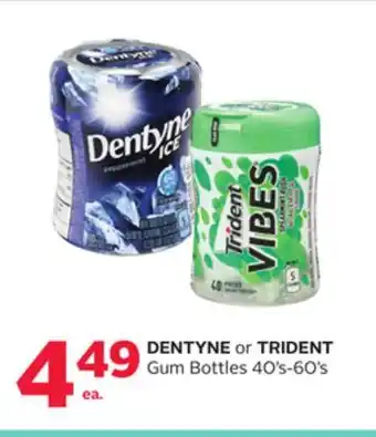 Rexall DENTYNE or TRIDENT Gum Bottles offer