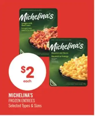 Shoppers Drug Mart MICHELINA'S FROZEN ENTREES offer
