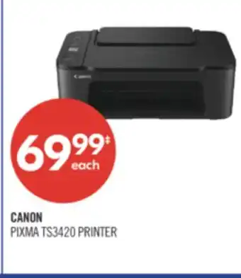 Shoppers Drug Mart CANON PIXMA TS3420 PRINTER offer