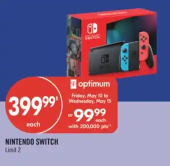 Shoppers Drug Mart NINTENDO SWITCH offer