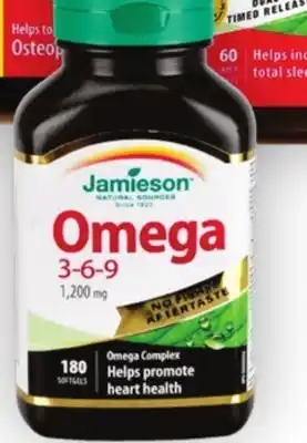 Jamieson Vitamins, Omega Select products
