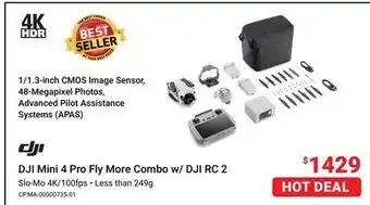 Visions Electronics DJI Mini 4 Pro Fly More Combo w/ DJI RC 2 offer