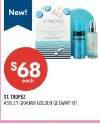 Shoppers Drug Mart ST. TROPEZ ASHLEY GRAHAM GOLDEN GETAWAY KIT offer