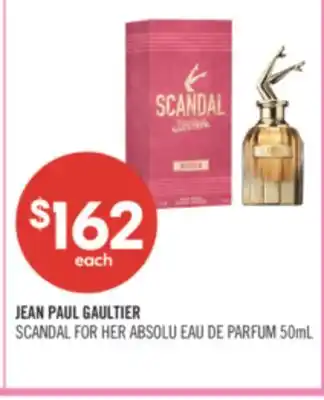 Shoppers Drug Mart JEAN PAUL GAULTIER SCANDAL FOR HER ABSOLU EAU DE PARFUM offer
