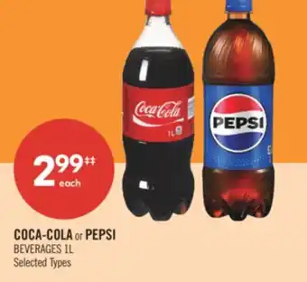 Shoppers Drug Mart COCA-COLA or PEPSI BEVERAGES offer