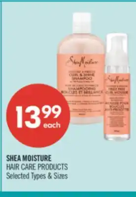 Shoppers Drug Mart SHEA MOISTURE HAIR CARE PRODUCTS offer