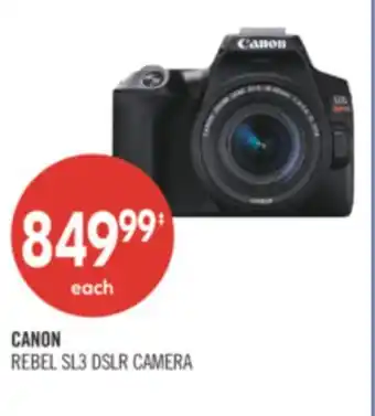 Shoppers Drug Mart CANON REBEL SL3 DSLR CAMERA offer