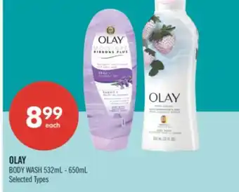 Shoppers Drug Mart OLAY BODY WASH offer
