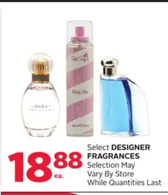 Rexall Select DESIGNER FRAGRANCES offer