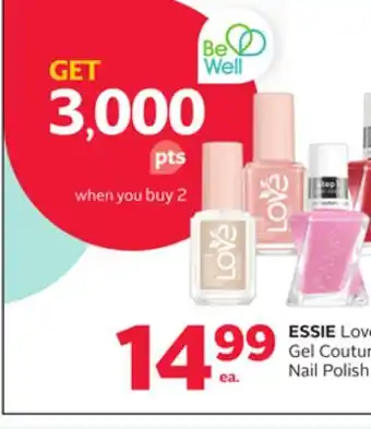 Rexall ESSIE Love or Gel Couture Nail Polish offer