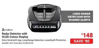 Visions Electronics Cobra Radar Detector with OLED Colour Display offer