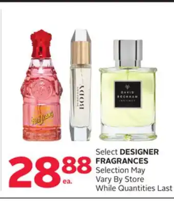 Rexall Select DESIGNER FRAGRANCES offer