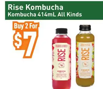 Healthy Planet Rise Kombucha offer