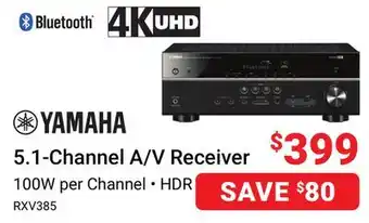 Visions Electronics YAMAHA 5.1-Channel A/V Receiver offer
