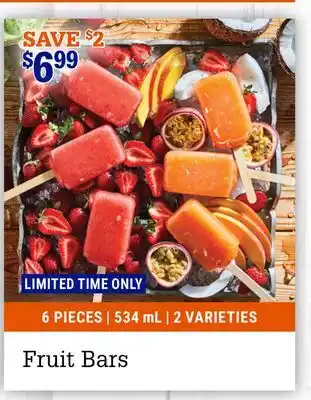 M & M Food Market Fruit Bars offer