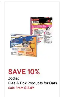 Petvalu Zodiac Flea & Tick Products for Cats offer