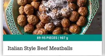 M & M Food Market Italian Style Beef Meatballs offer