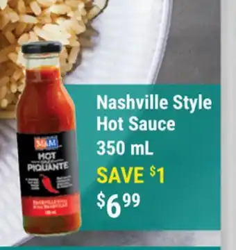 M & M Food Market Nashville Style Hot Sauce offer