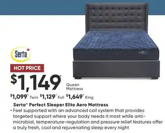 Sleep Country Serta Perfect Sleeper Elite Aero Mattress offer