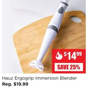 Kitchen Stuff Plus Hauz Ergogrip Immersion Blender offer